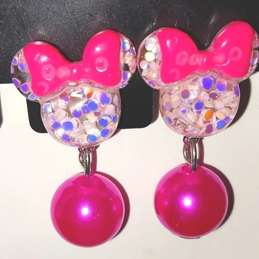 Beautiful fashion clip-on kids earrings